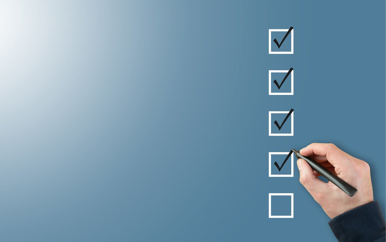 Checkliste für die Reinigung im Büro