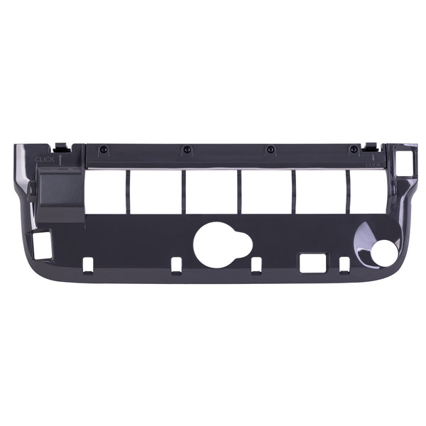 The Nexaro brush cover is a black plastic cover with several rectangular and circular cut-outs, designed for the NR 1500 robot vacuum cleaner, shown on a white background.
