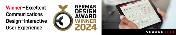 Award success for Nexaro: German Design Award for groundbreaking software solution Nexaro HUB